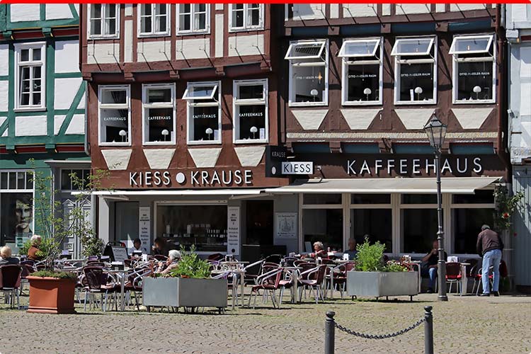 Bäcker / Café / Kaffeehaus Kiess & Krause, Filialen Celle